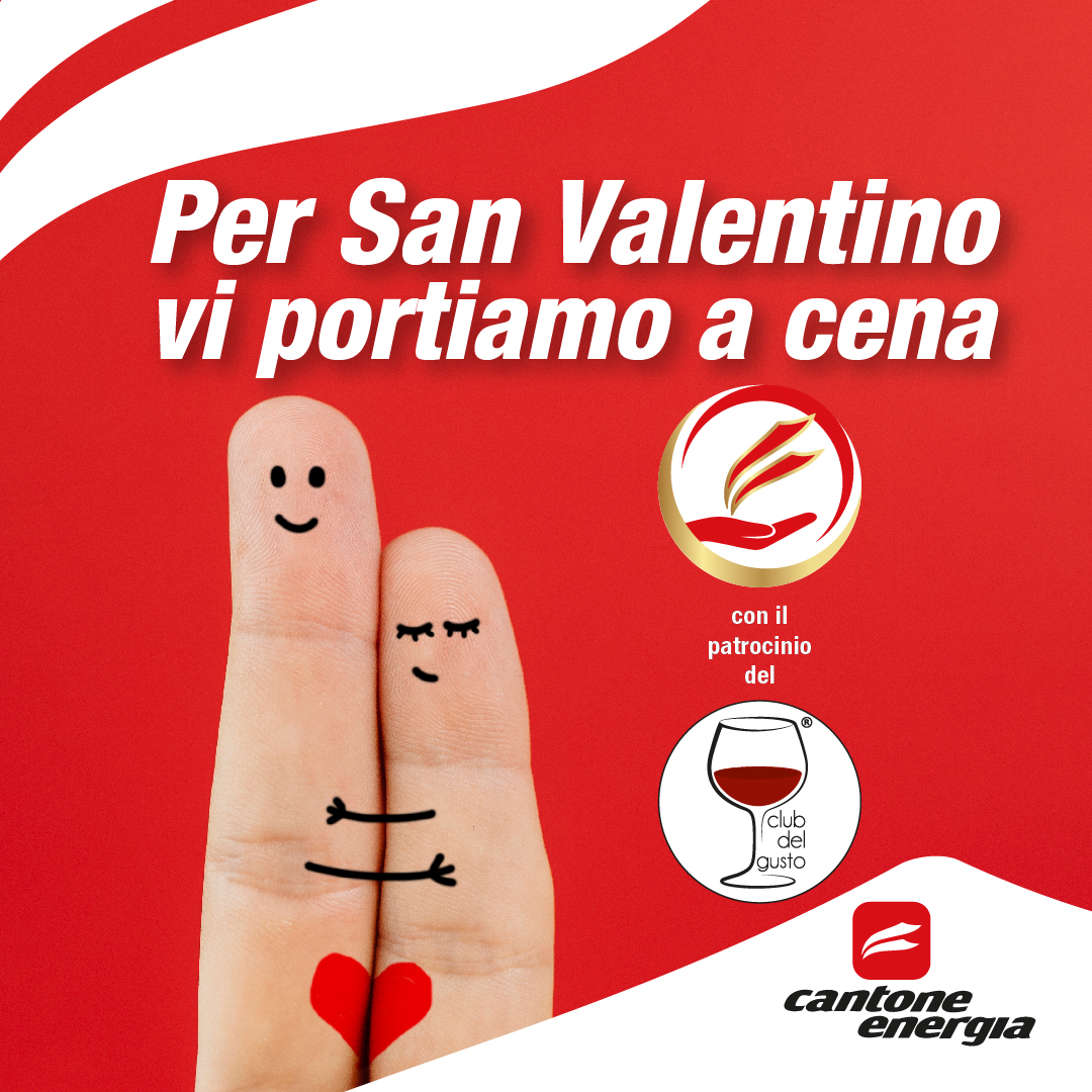 Per San Valentino vi portiamo a cena