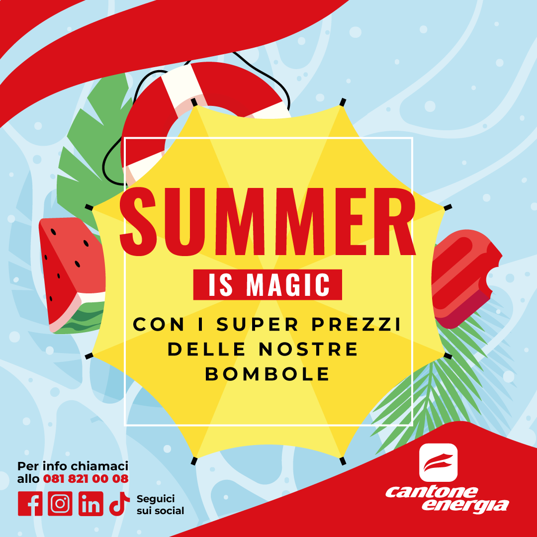 Summer is Magic con i super prezzi delle nostre Bombole!